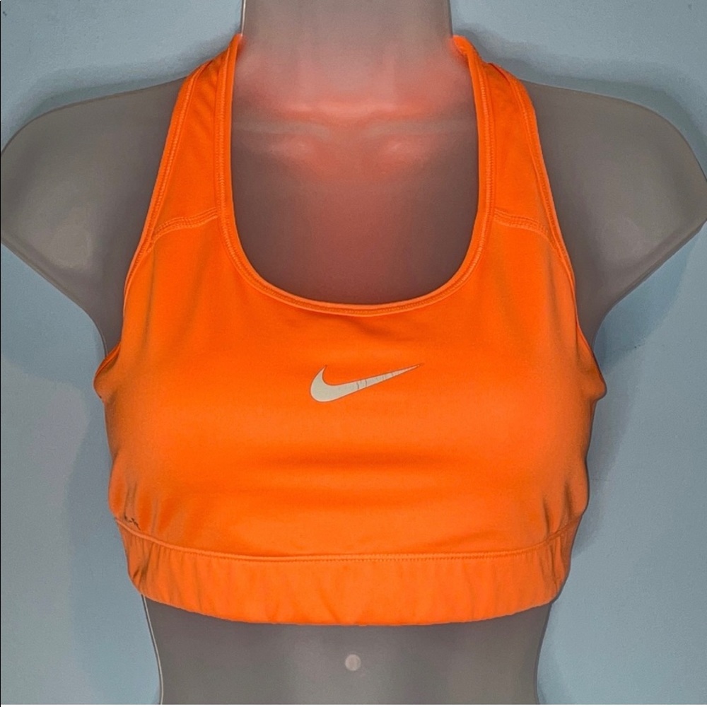 Nike Pro Neon Orange Sports Bra